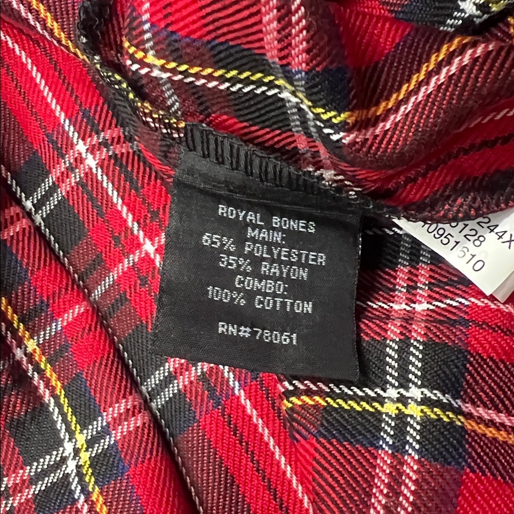 TRIPP NY ROYAL BONES TARTAN MINI TRIPP SKIRT
NEW WITH TAGS SIZE 18 - Picture 6 of 6